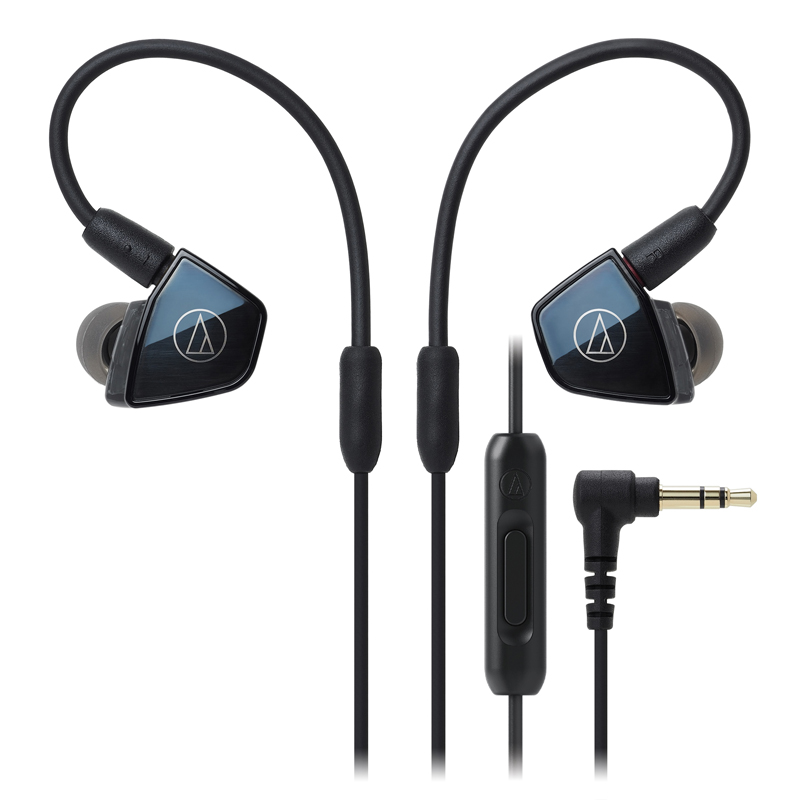 铁三角耳机河南总代理郑州专卖 ATH-LS400iS 四单元手机带线控入耳式耳机