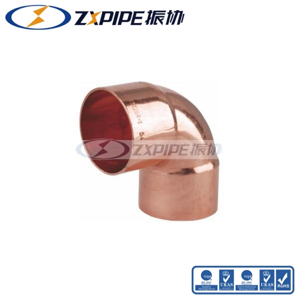 振协 zxpipe 供应90°弯头 紫铜管件 焊接铜管件 生产厂家价格