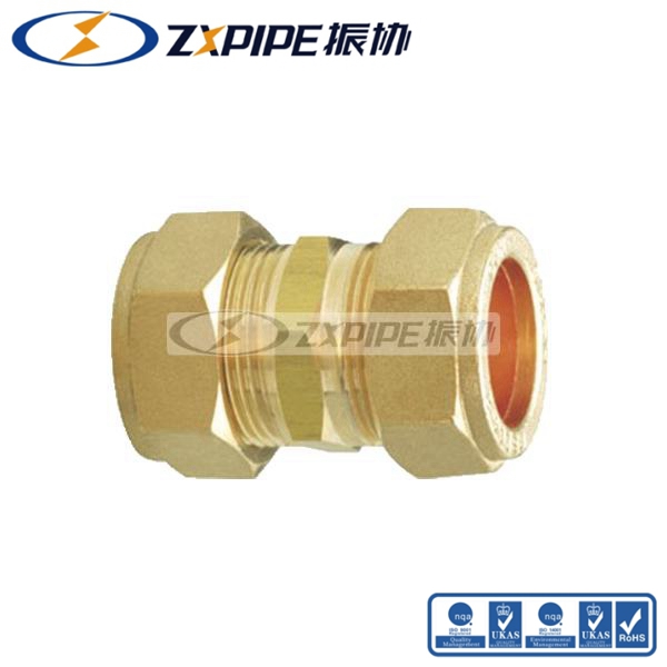 振协 zxpipe 黄铜件 卡套直接 水暖用管焊接黄铜管件