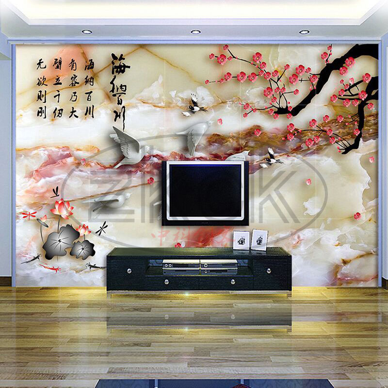 彩雕瓷砖背景墙打印机电视平板彩印机玻璃瓷砖雕刻背景墙uv打印机