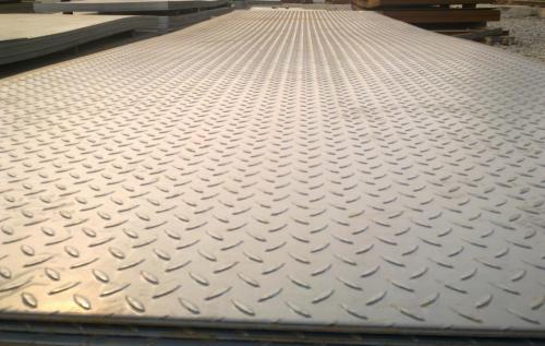 花纹卷定尺开平 材质Q235B扁豆花纹钢板 现货批发 规格齐全