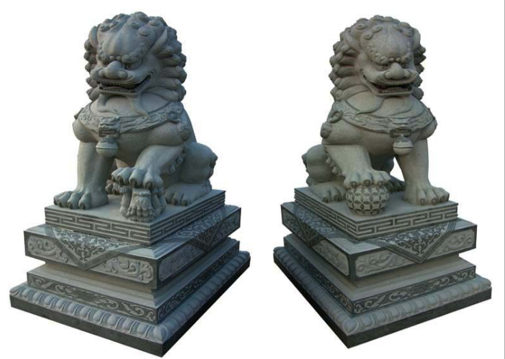 福建石雕石狮子，花岗岩北京狮子雕刻厂家