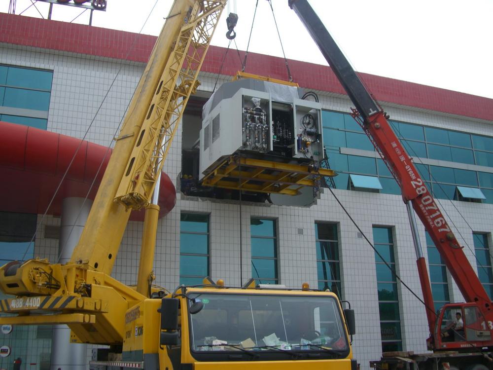 广州大型机械搬运 广州设备吊装 广州工厂设备搬迁 精鼎起重-精益求精