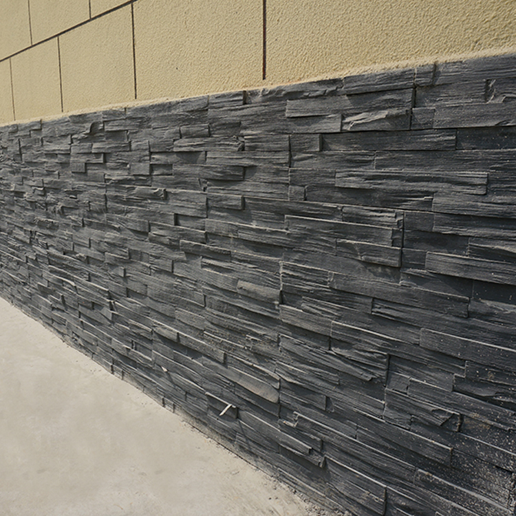 板岩墙面高档装饰材料背景墙文化石毛边组合板石材