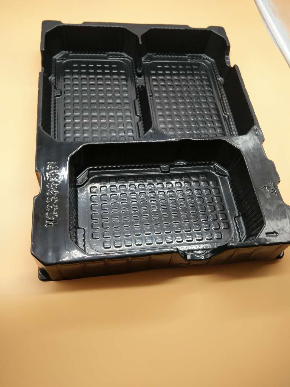 黑色APET防静电吸塑托盘 抗静电吸塑盒加工生产