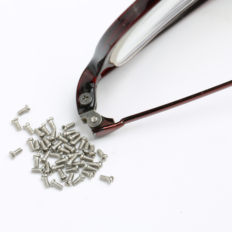 小螺丝生产厂家直销M1×2一字不锈钢眼镜用精密小螺丝