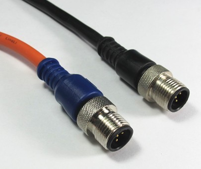 M12单端预制一体式电缆连接器