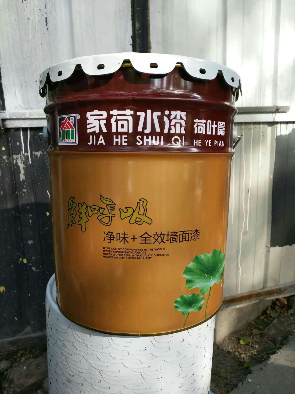 家荷生态植物膜JH6400A耐涂鸦耐粘贴耐擦洗内外墙乳胶漆高耐候外墙荷叶漆