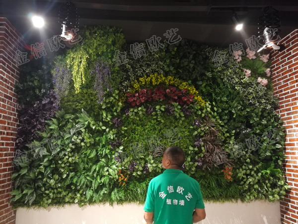 北京仿真植物墙定制,仿真植物墙产品,仿真绿植墙施工