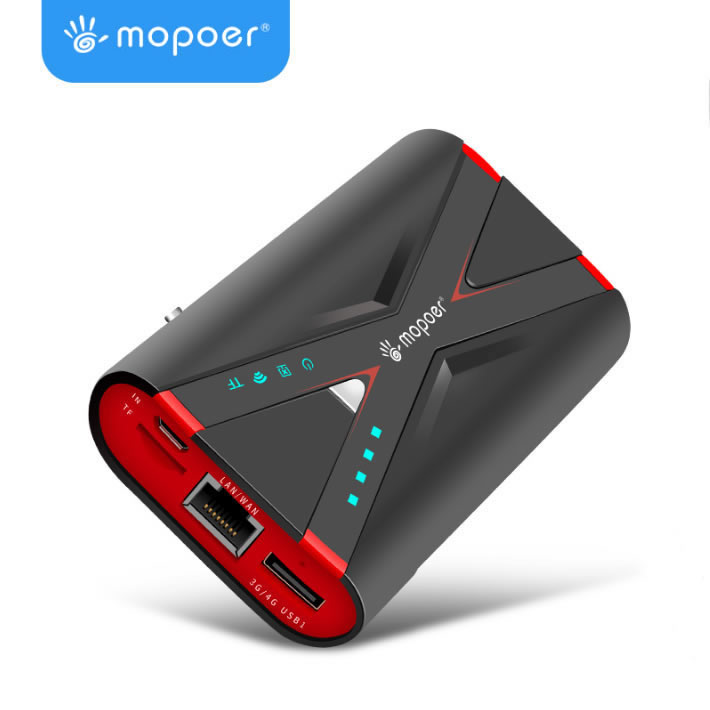mopoer迈珀X战警WIFI充电宝3G路由器多功能4G上网用礼品移动电源