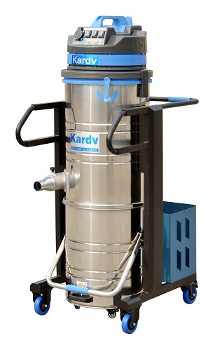 凯德威DL3010B吸铁屑木箱大功率吸尘器车间用干湿大容量工业吸尘器