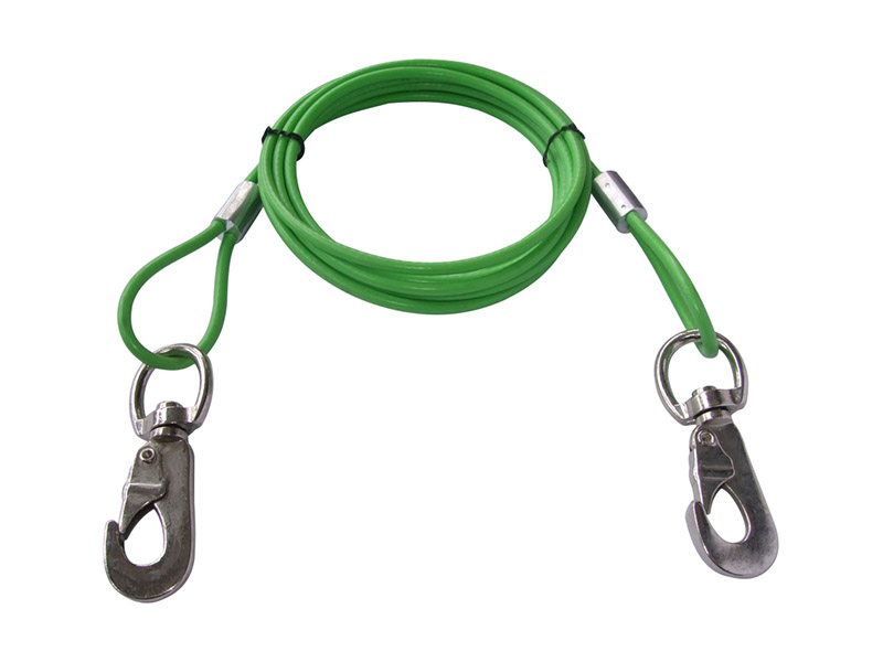 外贸钢丝绳-锋敏五金-可靠的钢丝绳狗链供应商