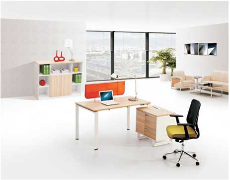 朗哥家具 LF014三角管系列 办公桌 专业办公家具配套配套