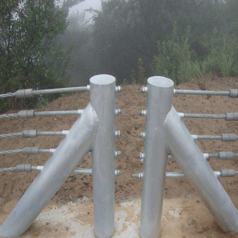 贵州缆索护栏  钢丝绳缆索护栏 缆索护栏安装步骤