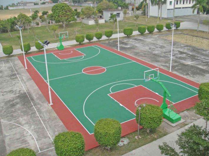 广西钦州市学校 单位 社区篮球场施工队伍包工包料飞跃体育