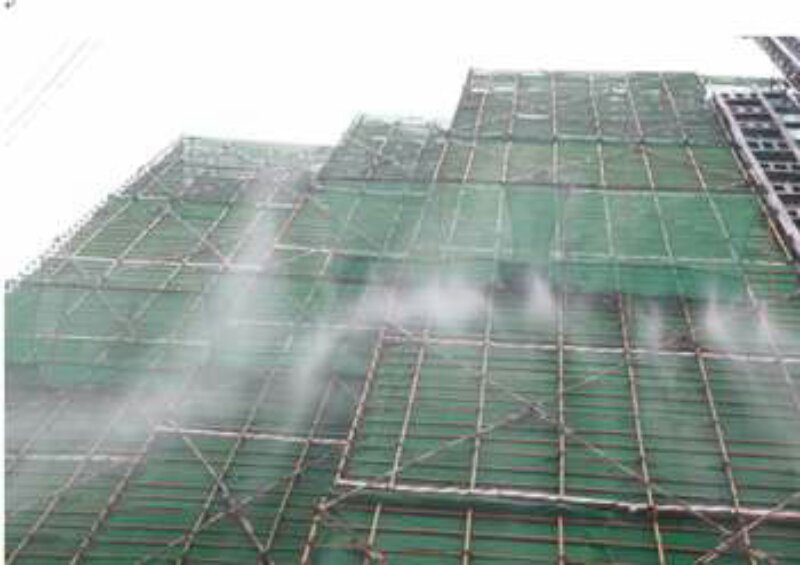 荆州市水雾除尘喷淋安装与调试