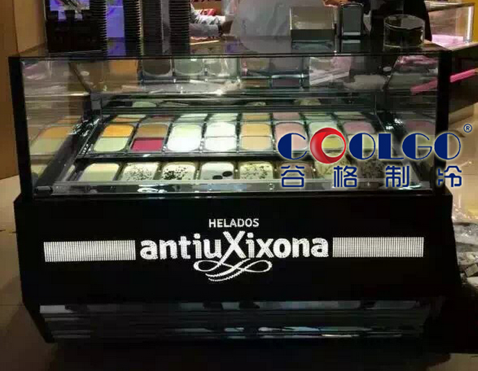 深圳谷格冰淇淋展示柜厂家意式冰淇淋展示柜及价格