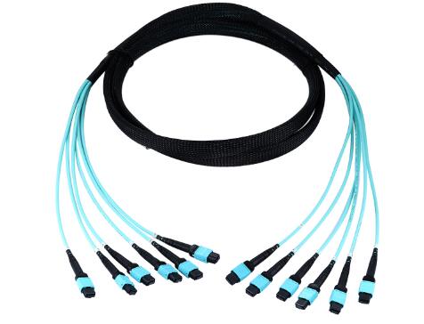 1m 96芯MTP光纤跳线12多模主干光缆 标准插损