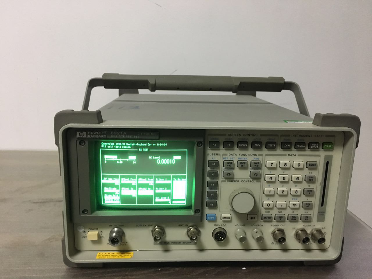 长期回收二手 HP8921A 无线综合测试仪