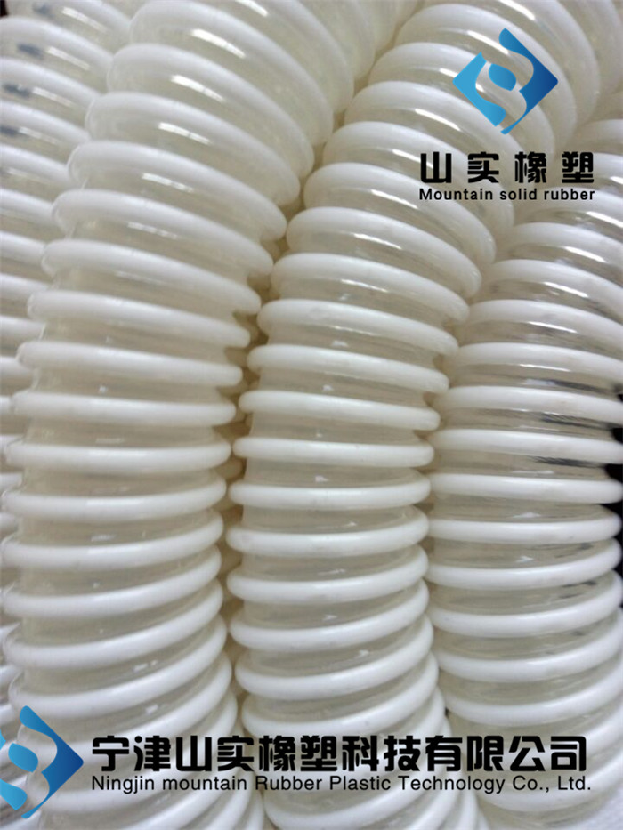 山实TPU纤维增强软管 塑料管编织网纹管 增强水管耐酸碱管加厚透明软管