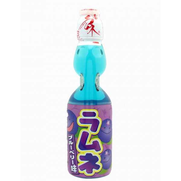 日本进口汽水波子汽水罗梦音汽水 蓝莓味 200ML