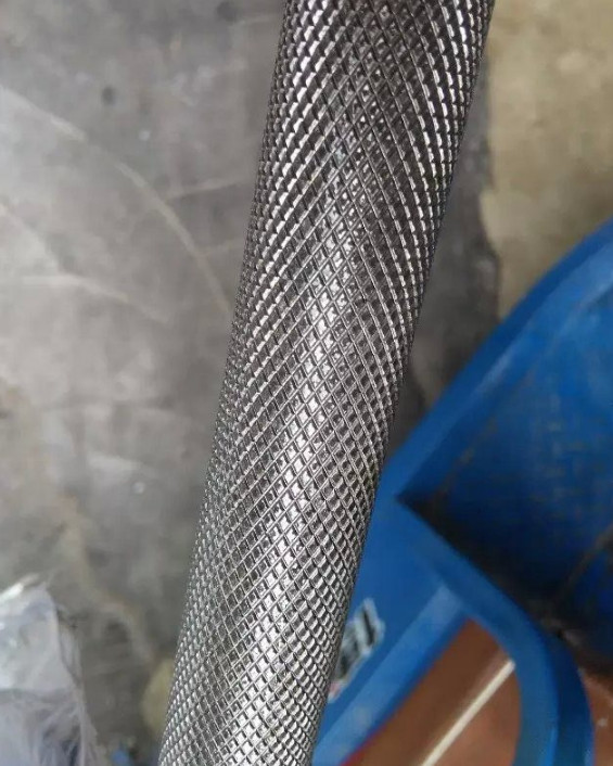 网纹铝棒 拉花空心铝棒 滚网纹铝管 滚花扩孔铝管 对切/精密切割