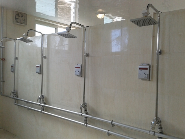 廊坊浴室水控机北京澡堂刷卡淋浴器