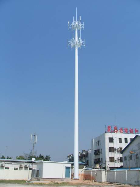 信丰公司直销灯杆型景观化单管塔制作安装