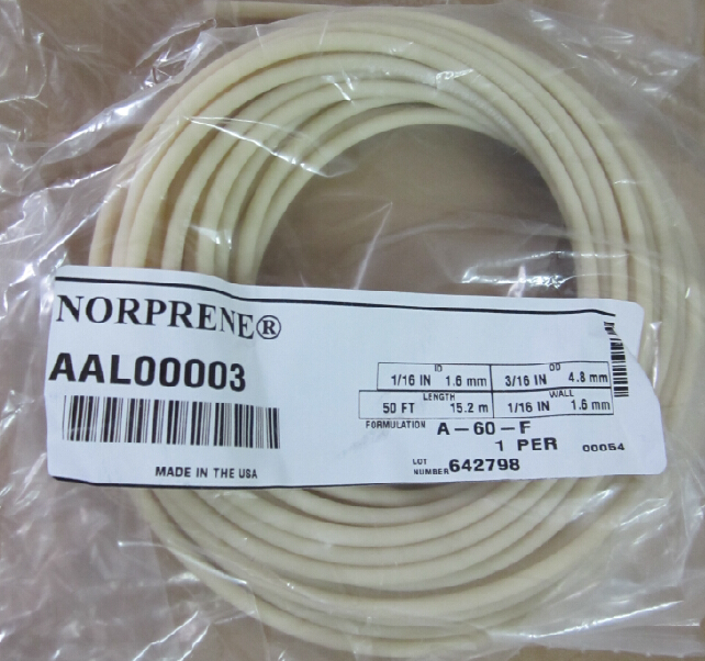 Norprene A-60-F 食品级耐高温软管1/16*3/16英寸AAL00003