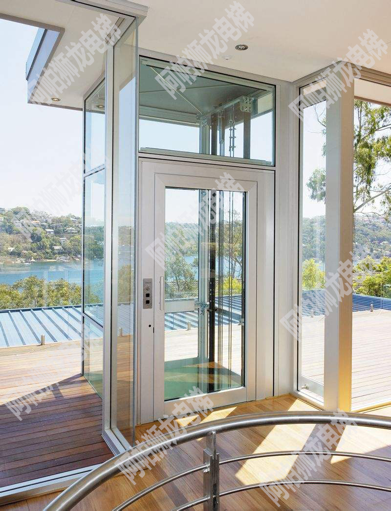 观光电梯、小型家用别墅电梯、提供钢结构和钢化玻璃——苏州阿帕狮龙电梯