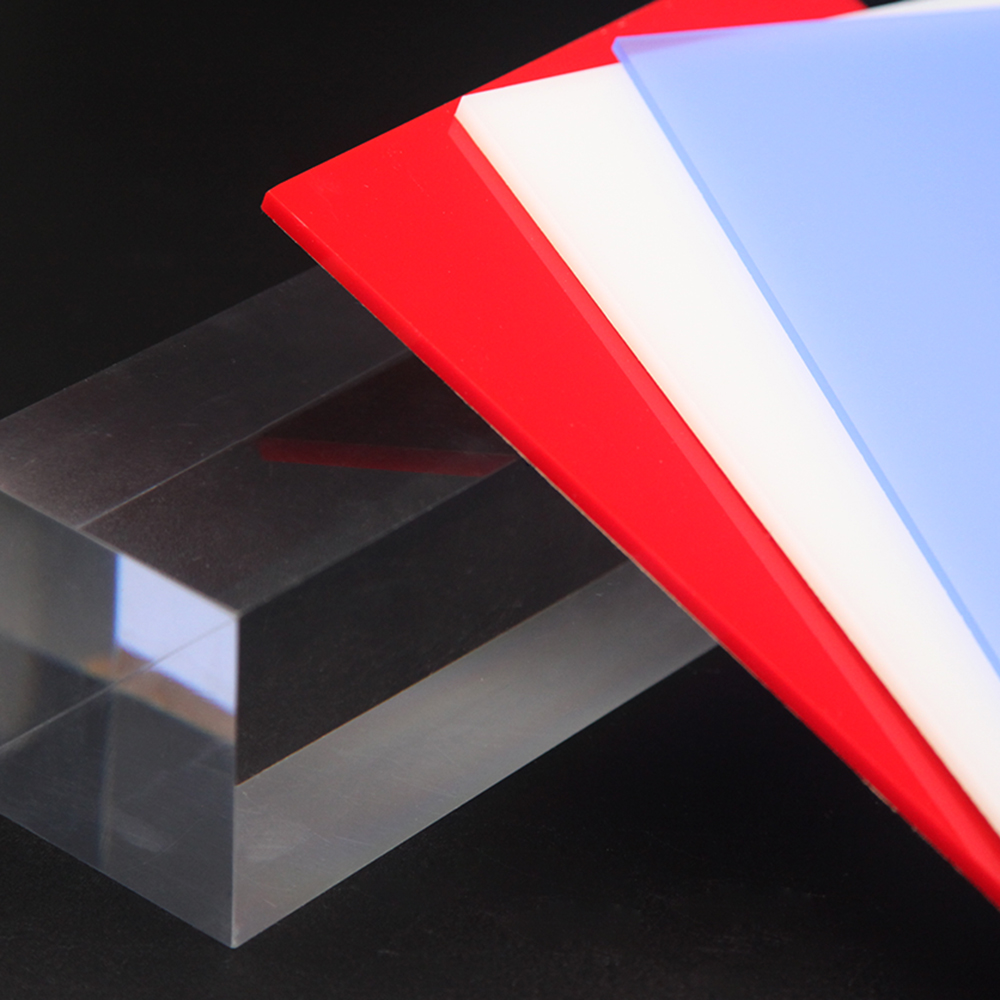 新涛3mm单面磨砂亚克力板 透明**玻璃板 浇铸亚克力板