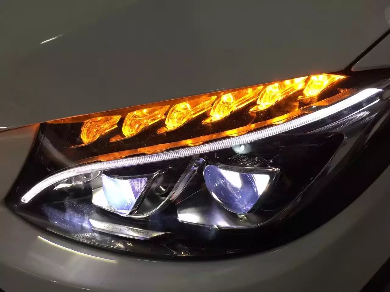 Jaguar捷豹XJL改灯 捷豹改灯 专业捷豹车灯改装升级 LED新款车灯