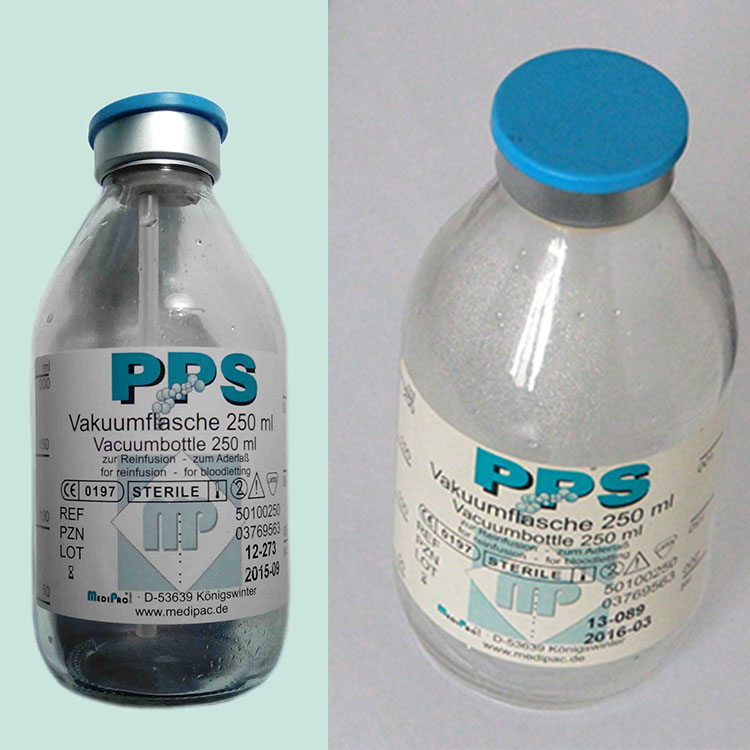 PPS真空瓶，负压真空瓶，大自血臭氧耗材