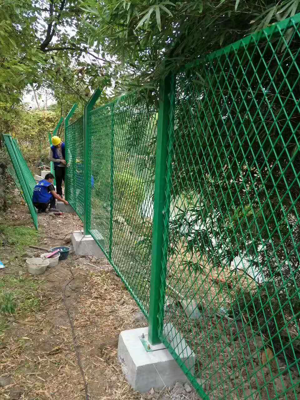 绿色蓝色果园围栏网定做@绿色蓝色果园围栏网