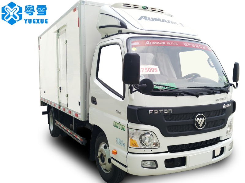 厂家直销福田欧马可宽体冷藏车 4米2轻型冷藏车