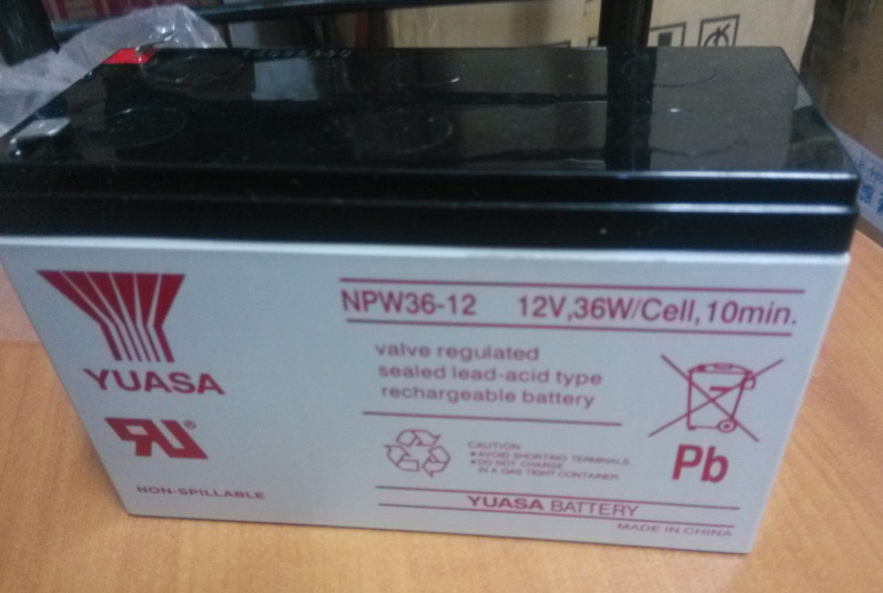 汤浅YUASA电池NPW36-12 UPS电源内置蓄电池更换