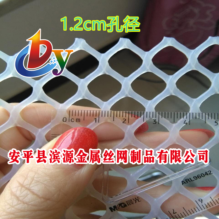 滨源 工厂批发 全新白色养殖网 养鸡塑料网 塑料平网