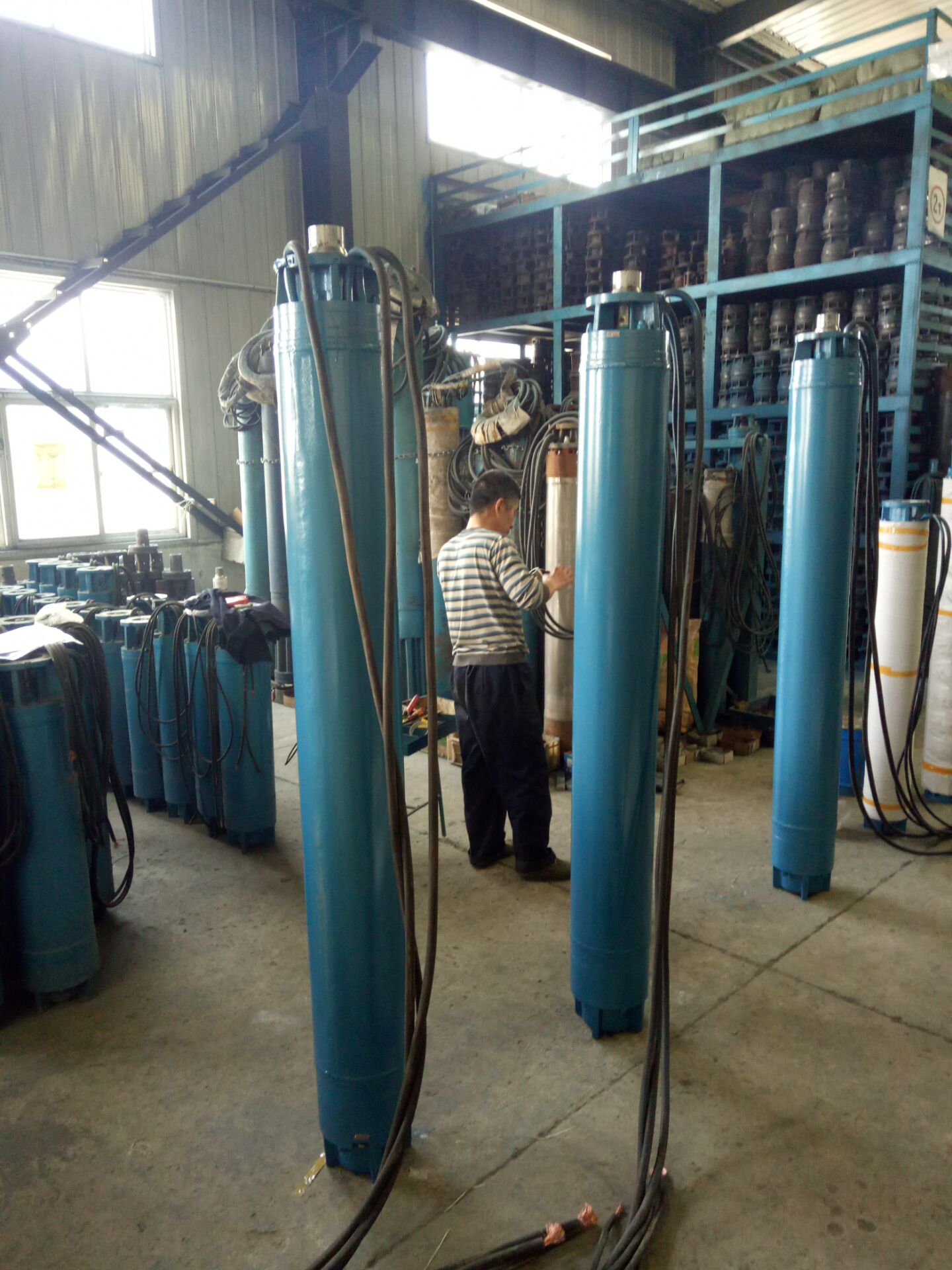 不锈钢大流量深井泵|耐腐蚀热水深井泵-天津众博泵业