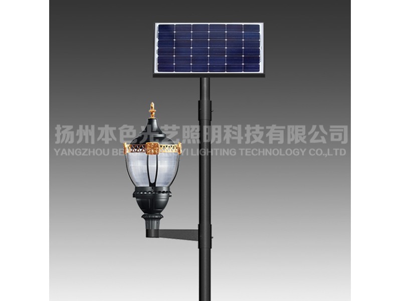 扬州价位合理的太阳能灯供应商当属扬州本色光艺照明 太阳能高杆灯