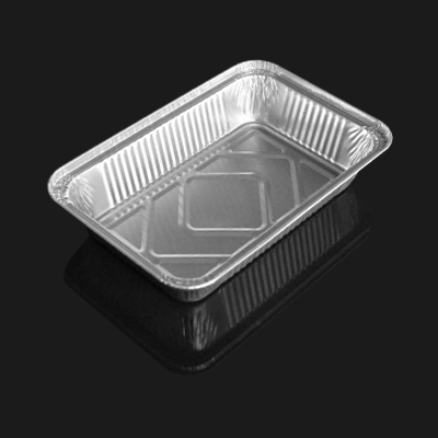 750毫升铝箔餐盒 ST2114G全卷边饭焗寿司锡纸盒碗 嘉兴寿天包装