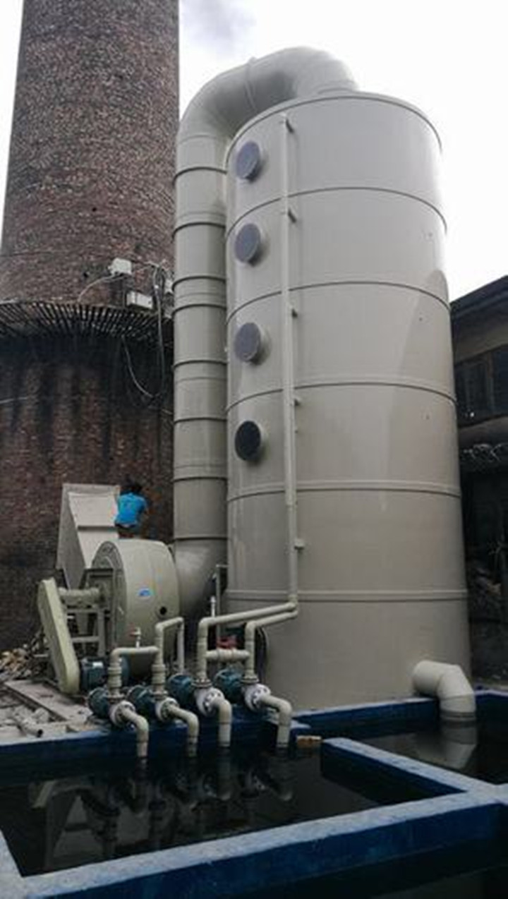 酸雾净化塔-净化器-废气处理塔：济南新星环保设备厂