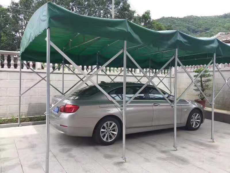 厂家定制推拉雨篷活动仓库棚物流篷大型工地帐篷小车车棚