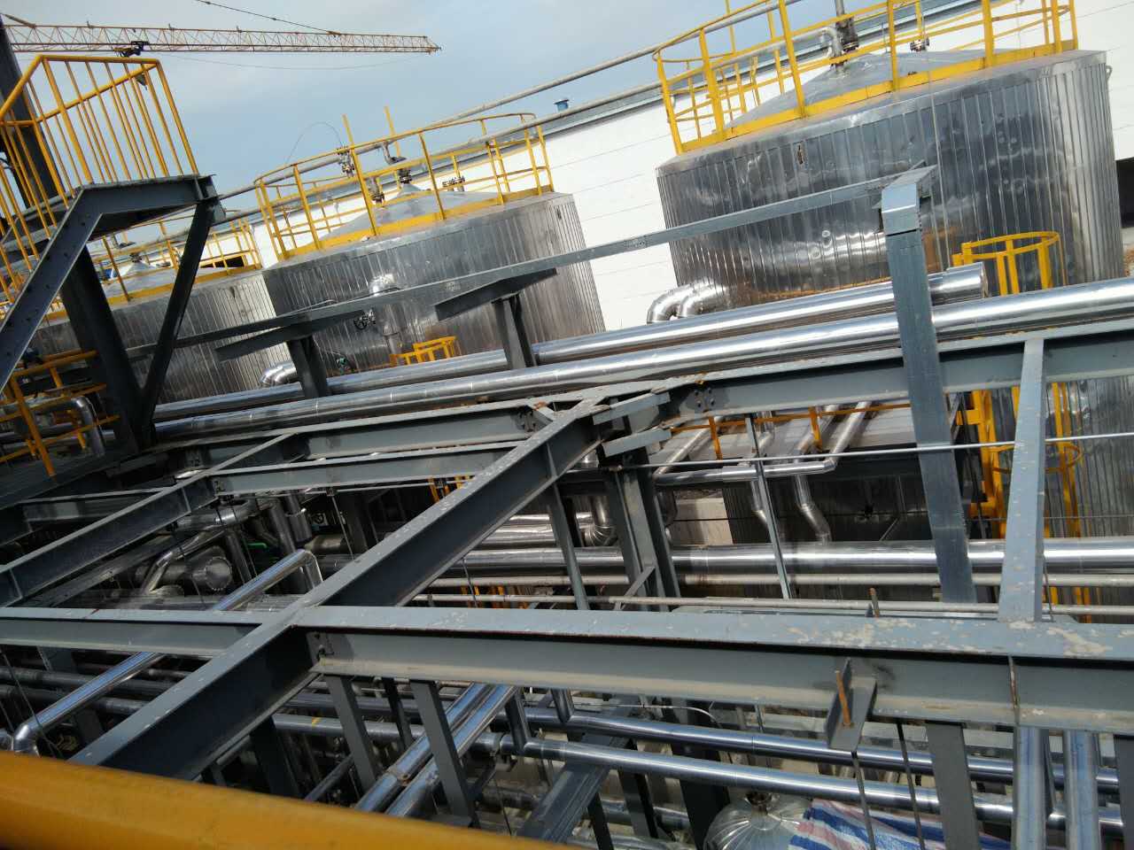 化工行业钢结构平台制作安装