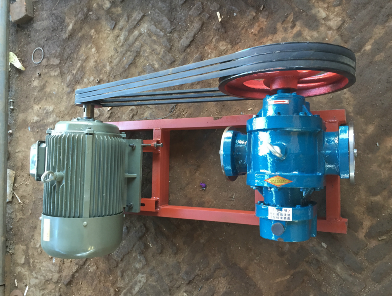 LC罗茨保温泵 彩色沥青输送泵