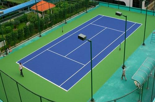 重庆丙烯酸网球场施工维修网球场预定场地价格性价比高