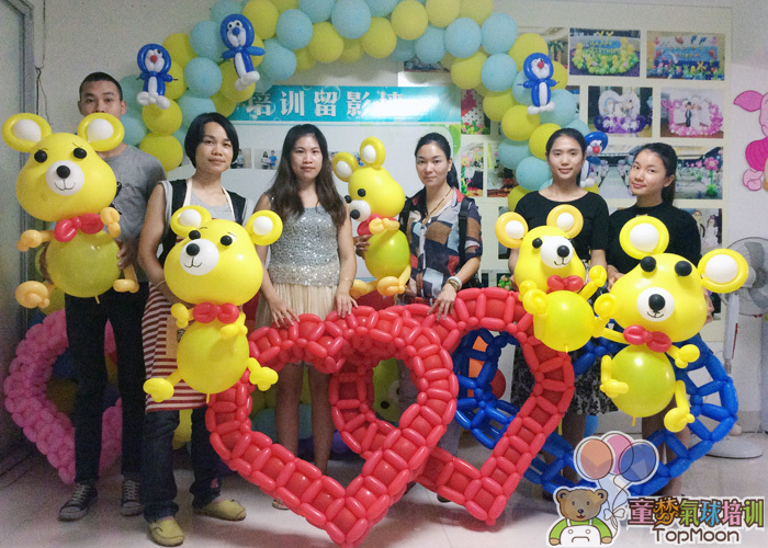 南宁造型气球培训|南宁创意气球学习|南宁艺术气球培训，童梦气球