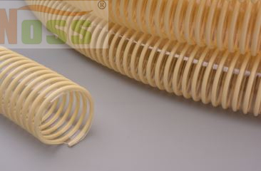 PVC硬质吹塑波纹管 PU塑筋伸缩缠绕管 塑料带钢丝缠绕蒸汽管