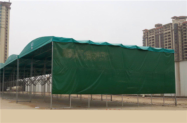 南京大型仓库雨蓬，轮式推拉帐篷车间帐篷