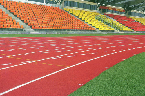 宁波塑胶地坪厂家塑胶跑道PVC地板篮球场塑胶地坪