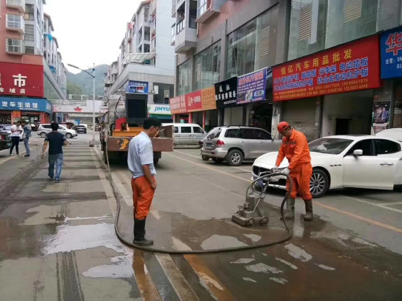 贵州黔东南高压水除线热熔涂料道路划线服务周到浩奇交通